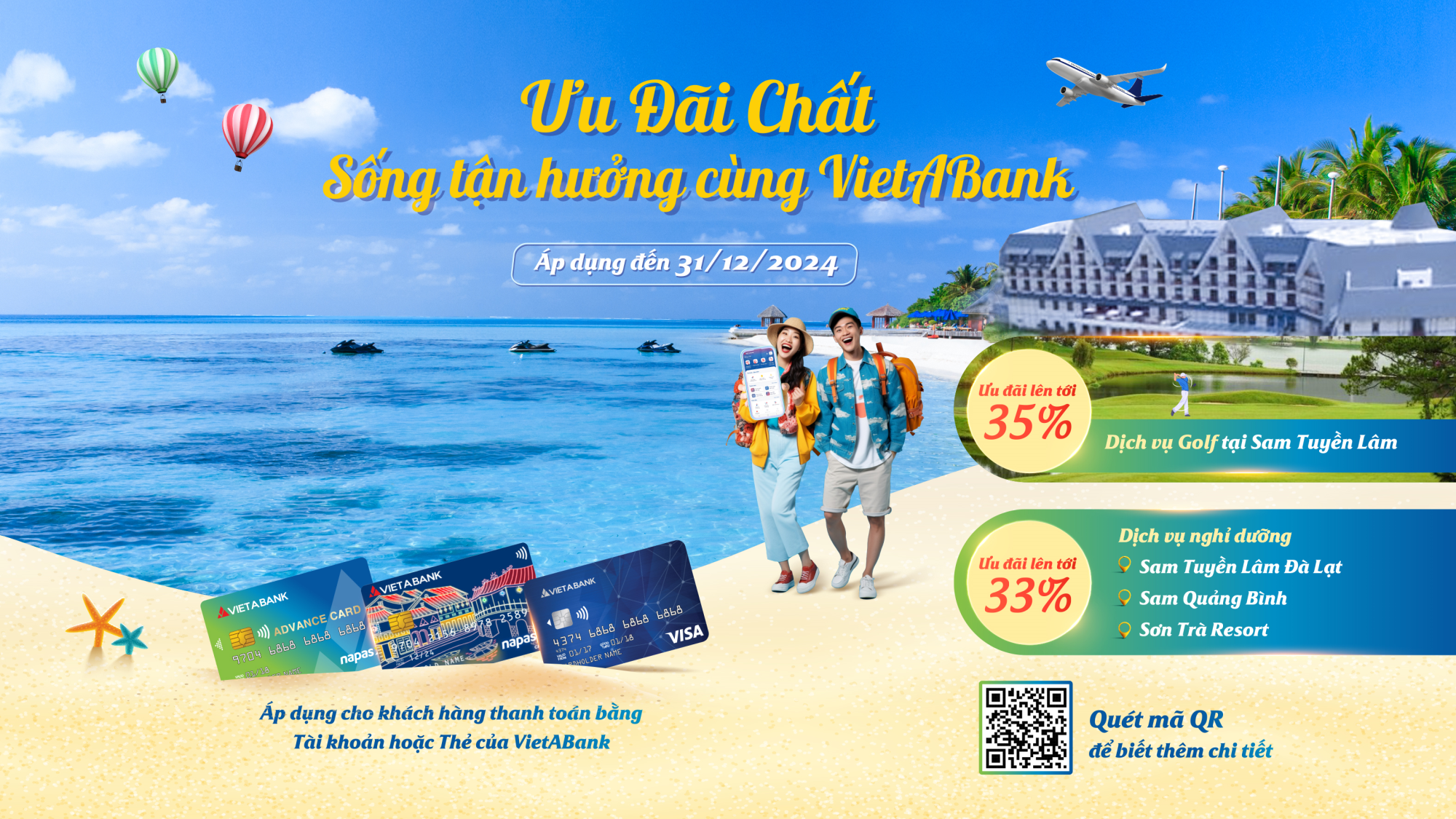 ƯU ĐÃI CHẤT - SỐNG TẬN HƯỞNG CÙNG VIETABANK 